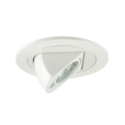 Round Telescope Die Cast Aluminum Recessed Lighting Trim, White