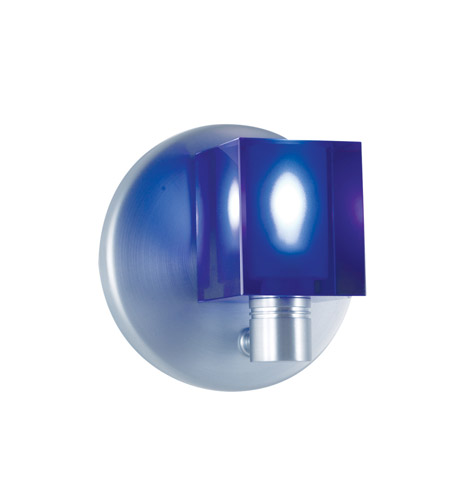 Picture of Jesco Lighting WS292-CB 1-Light Wall Sconce Cube - Series 292.- Cobalt