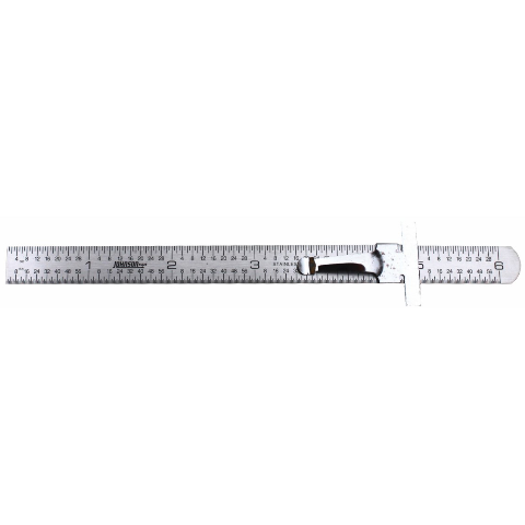 Picture of Johnson Level 7203 Stainless Steel Metric Pocket Clip Rule - 6 in.