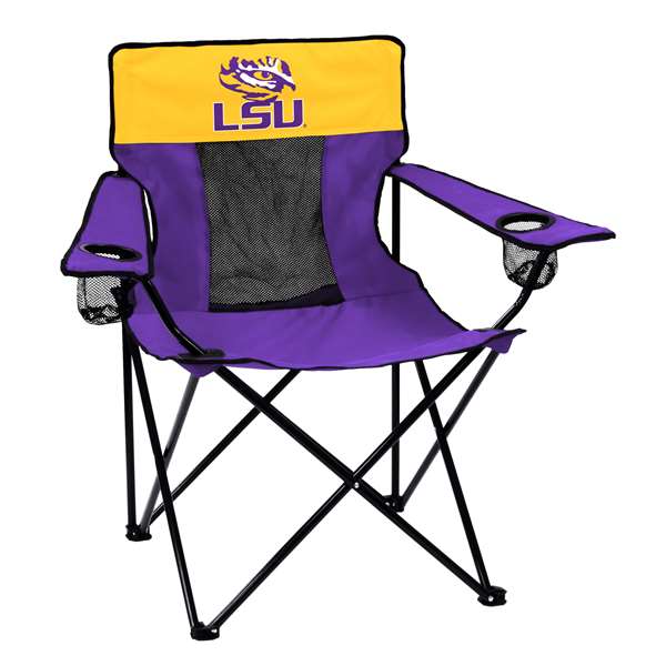 Picture of Logo Brands 162-12E Louisiana State University Elite Chair