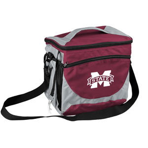 Picture of Logo Brands 177-63 Mississippi State 24 Can Cooler
