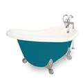 American Bath Factory T021F-SN-R-BP Champagne Marilyn 67 in. Bisque Acrastone Air Bath Tub, Satin Nickel Metal Finis American Bath Factory T021F-SN-R-BP Champagne Marilyn 67 in. Bisque Acrastone Air Bath Tub, Satin Nickel Metal Finis