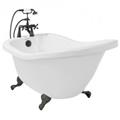 American Bath Factory P7-CT1B-OB Chelsea 59 in. White Acrylic Bath Tub American Bath Factory P7-CT1B-OB Chelsea 59 in. White Acrylic Bath Tub