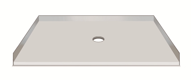 American Bath Factory S42361TP-C 42 x 36 in. Single Ready To Tile Shower Pan, 1 in. Thresholds