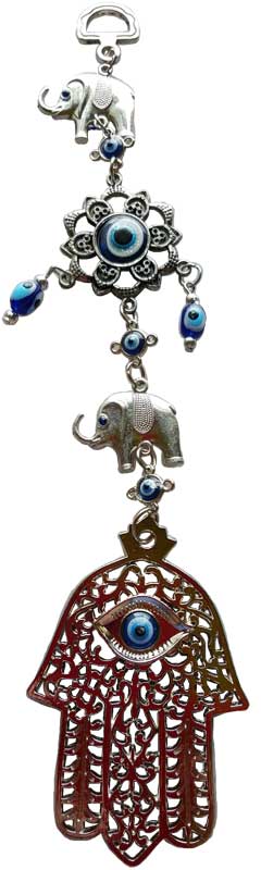Picture of AzureGreen FWH008 2.25 in. Hand Evil Eye Wall Hanging