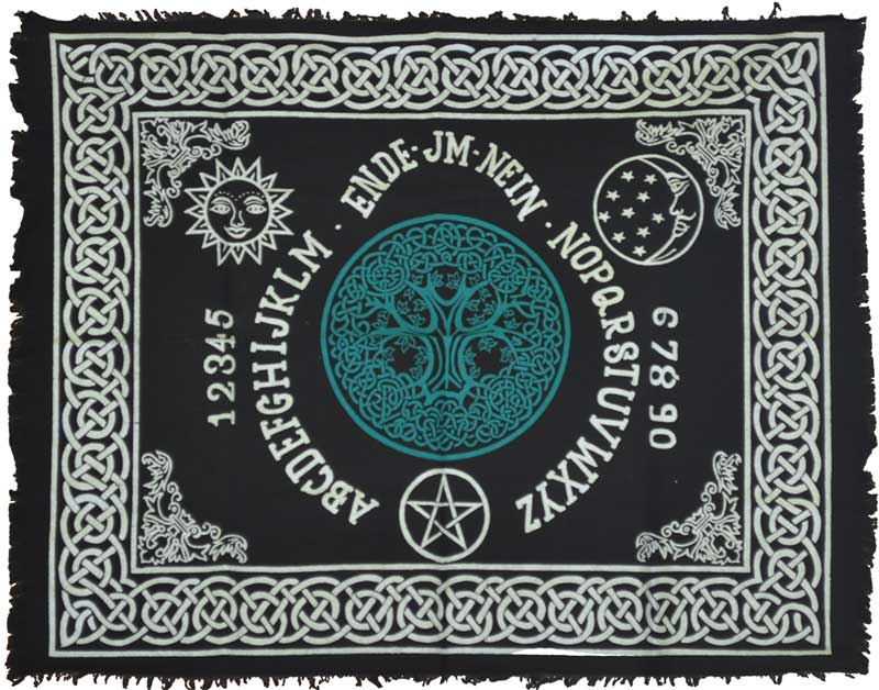 Picture of AzureGreen RAC89TL Tree of Life Ouija-Board Altar Cloth, 24 x 30 in.