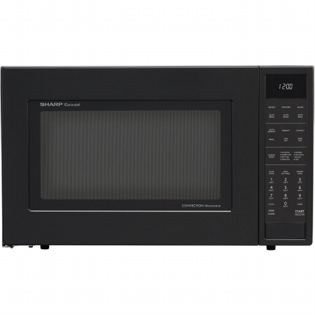 1.5 CF, 900 watt, Convection & Sensor Interactive Microwave Oven, Black -  Sharp, SH15359