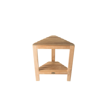 ARB Teak BEN557 2 Tier Fiji Corner Footrest with Rest - 18 x 14.5 x 8 in.