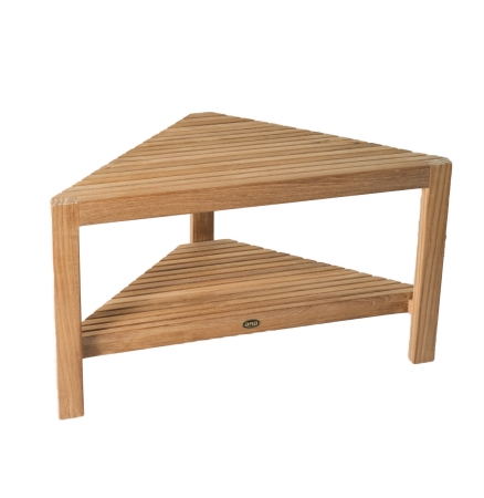 ARB Teak  Fiji Corner Bench with Shelf - 18 x 31.5 x 16 in.