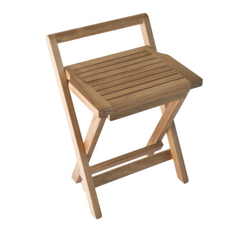 ARB Teak  Folding Shower Bench with Handle - 18 x 16 x 15 in.