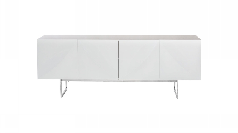 Thelma White TV Stand, Satin
