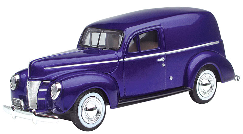 1940 Ford Sedan Delivery, Purple - Motormax 73250P - 1/24 Scale Diecast Model Car by Motor Max