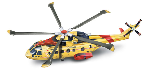 New-Ray NEW25513 Agusta EH 101 Canadian Search & Rescue Helicopter -  New-Ray Toys Inc