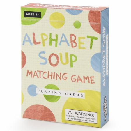 Picture of Brybelly Holdings TCAR-103 Alphabet Soup Matching & Memory Card Game