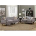 AC Pacific CRYSTAL-GRAY-2PC-SET Crystal Gray 2 Piece Sofa & Love Seat Living Room Set AC Pacific CRYSTAL-GRAY-2PC-SET Crystal Gray 2 Piece Sofa & Love Seat Living Room Set