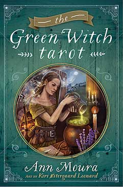 Picture of AzureGreen DGREWIT Green Witch Tarot Deck & Book by Ann Moura