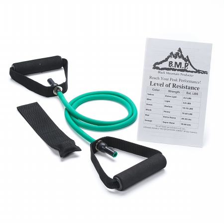 Picture of Black Mountain Products Green Stackable Band 10 - 12 lbs Single Stackable Resistance Band&#44; Green