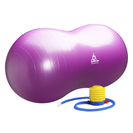 1000 lbs Peanut Stability Ball with Pump, Purple