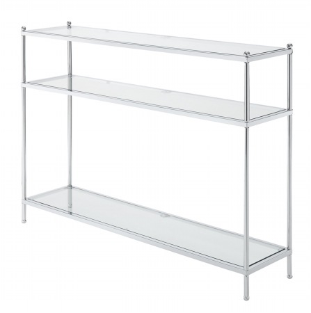 Picture of Convenience Concepts 134099 Royal Crest Console Table, Sturdy Chrome