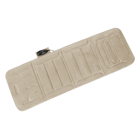 Picture of Comfort Products 60-2907P08X 10-Motor Massage Plush Mat with Heat & Extra Foam - Beige - 1.97 x 22.44 x 66.93 in.