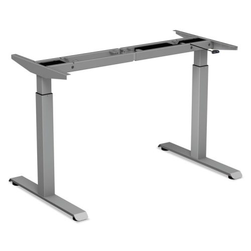 Picture of Alera ALEHT2SSG 2-Stage Electric Adjustable Table Base&#44; Gray