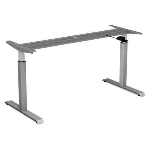 Picture of Alera ALEHTPN1G Pneumatic Height-Adjustable Table Base&#44; Gray