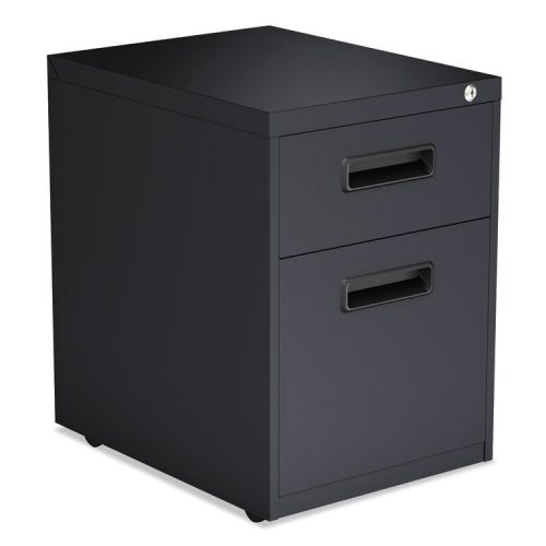 Picture of Alera ALEPABFCH Two-Drawer Metal Pedestal File&#44; Charcoal