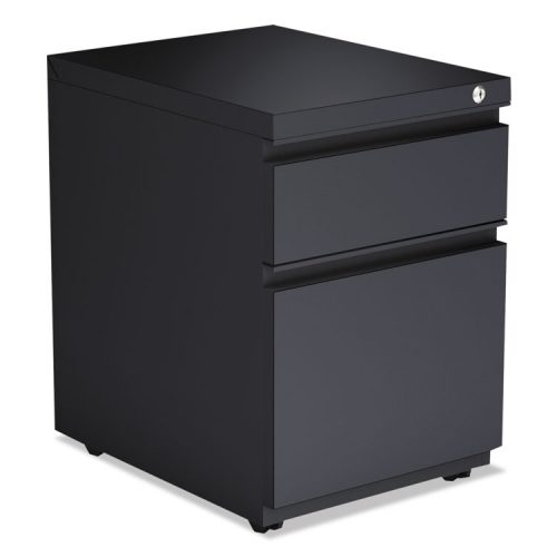 Picture of Alera ALEPBBFCH Two-Drawer Metal Pedestal File with Full Length Pull&#44; Charcoal