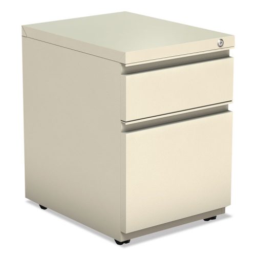Picture of Alera ALEPBBFPY Two-Drawer Metal Pedestal File with Full Length Pull&#44; Putty