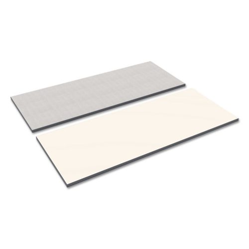 Picture of Alera ALETT6024WG Reversible Laminate Table Top&#44; White & Gray - 60 x 24 in.