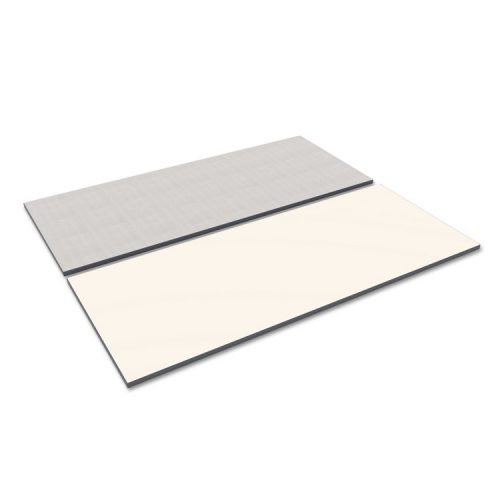Picture of Alera ALETT7230WG Reversible Laminate Table Top&#44; White & Gray - 72 x 30 in.