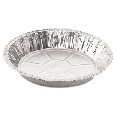 Picture of HFA HFA400440 Foil of America Round Aluminum Containers, 9 in. 500 Per Carton