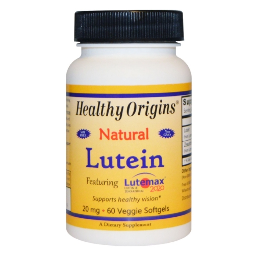 Picture of Healthy Origins 1794346 20 mg Natural Lutein Lutemax 2020&#44; 60 Vegetarian Softgels