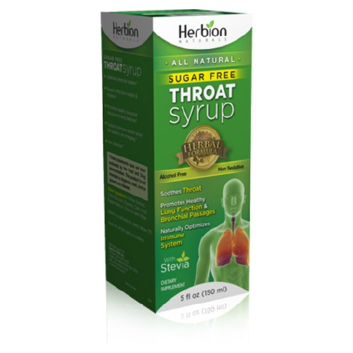 Picture of Herbion Naturals 1742220 5 oz All Natural Throat Syrub&#44; Sugar Free