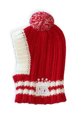 Picture of Hip Doggie HD-7CPR-S Small HD Crown Knit Hat - Red