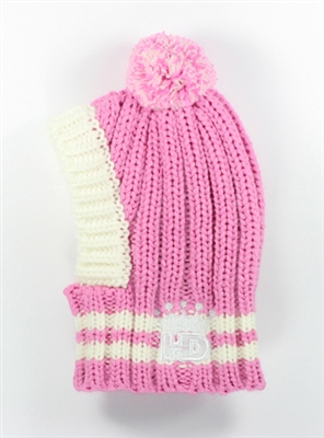 Picture of Hip Doggie HD-7CPP-S Small HD Crown Knit Hat - Pink