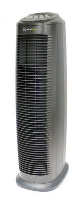 Picture of InvisiClean IC-7028-Black 28 in. 4-in-1 Air Purifier with True HEPA&#44; Charcoal Filter&#44; UV-C Light&#44; Ionizer & Odor Reducer