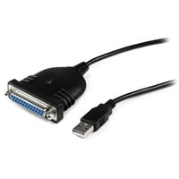 ICUSB1284D25 6 ft. USB to DB25 Parallel Printer Adapter Male to Female Cable