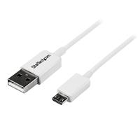 USBPAUB1MW 1m Micro USB Cable A to Micro B, White