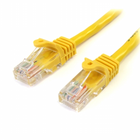 10 ft. Cat5e Yellow Snagless RJ45 UTP Cat5e Patch Cable - Yellow - 10 ft.