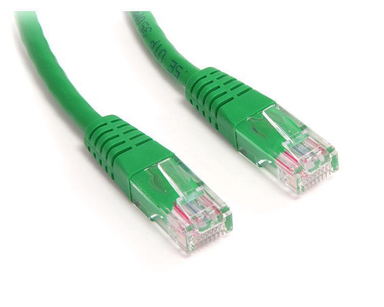 3 ft. Cat5e Molded RJ45 UTP Patch Cable - Green