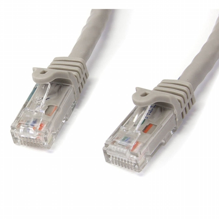 10 ft. Gray Snagless Cat6 RJ45 UTP Patch Cable - Gray - 10 ft.