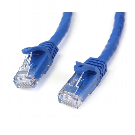 3 ft. Blue Gigabit Snagless RJ45 UTP Cat6 Patch Cable - Blue - 3 ft.