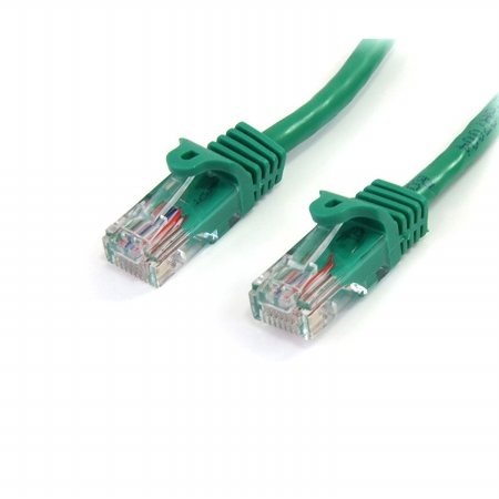 10 ft. Cat5e Green Snagless RJ45 UTP Patch Cable - Green - 10 ft.