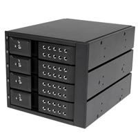 HSB4SATSASBA 4Bay Trayless HS Mobile Rack Backplane f-3.5 SAS & SATA -  STARTECH.COM