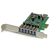 Picture of StarTech.com PEXUSB3S7 Standard & Low Profile 7 Port PCI Express USB3.0 Card