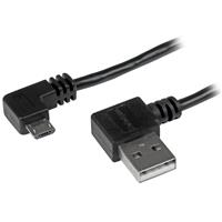 Picture of StarTech.com USB2AUB2RA2M 2m Micro-USB Cable with Right-Angled Connectors