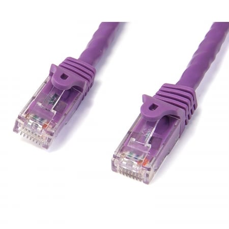 25 ft. Purple Snagless Cat6 UTP Patch Cable - Purple - 25 ft.