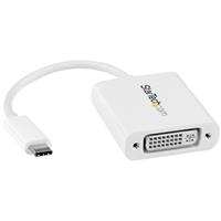 CDP2DVIW USB-C to DVI Adapter Male to Female, White