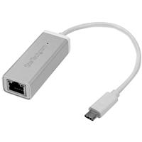 Picture of StarTech.com US1GC30A USB3.1 Generation 1 5 Gbps Silver USB-C to Gigabit Adapter